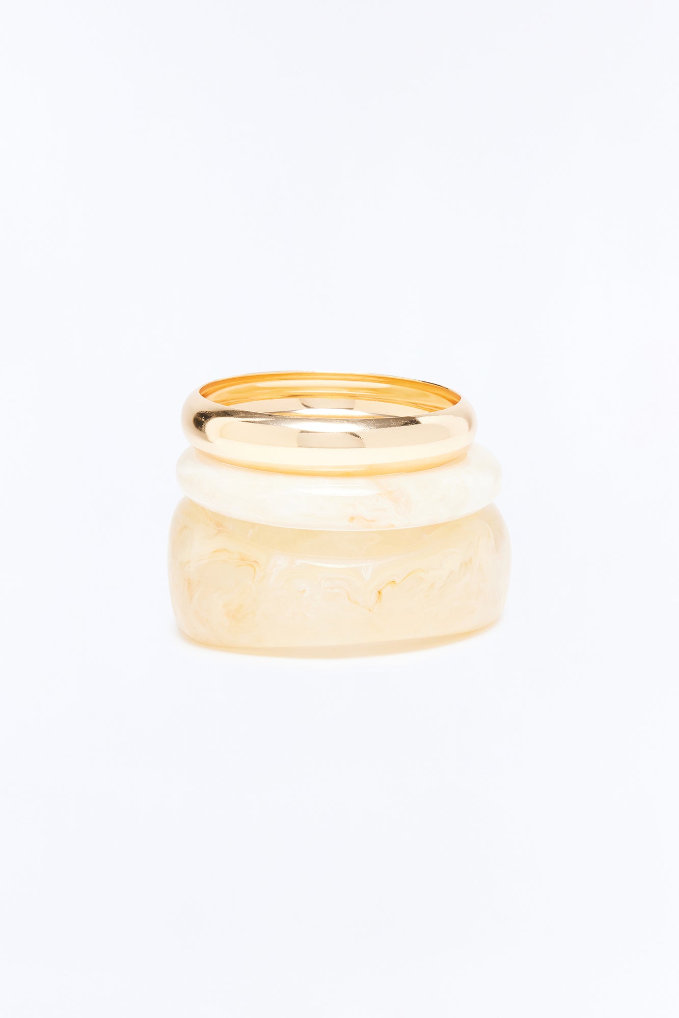 Big Plans 3 Piece Bracelet Set - Ivory/combo