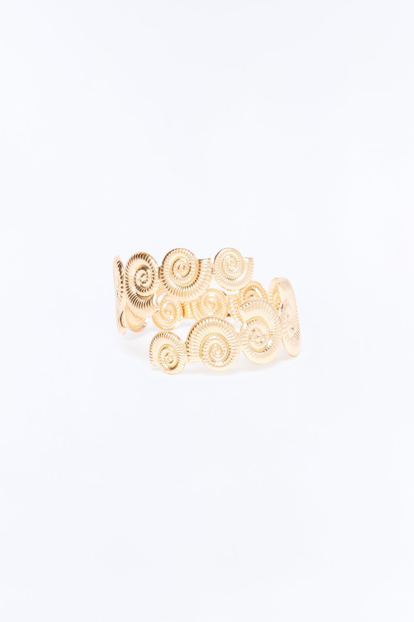 Seashell Sally Arm Cuff - Gold